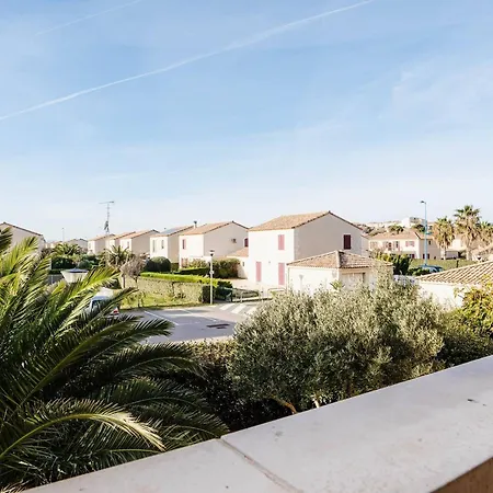 T3 Climatise Avec Piscine, Balcon, Parking, A 400m De La - Narbonne-plage - Fr-1-409-30 Apartman Narbonne
